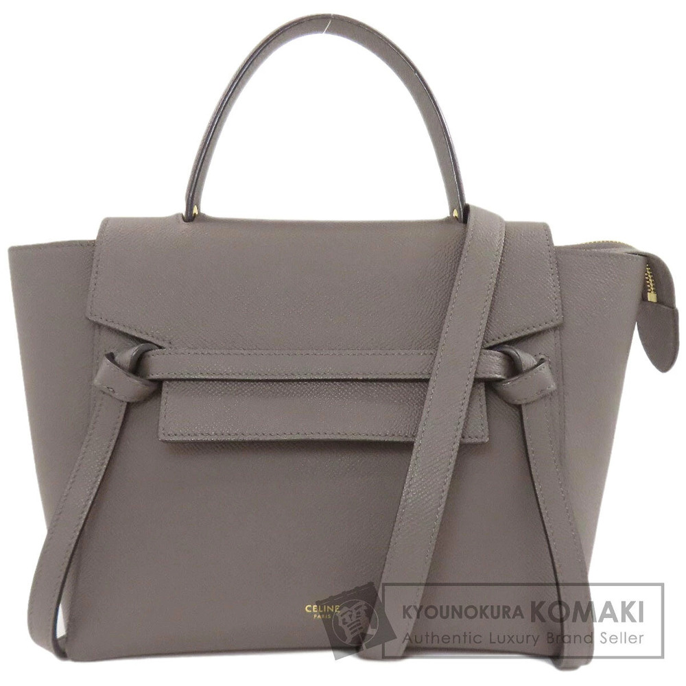 Celine Belt Leather Crossbody Bag Handbag Calfskin